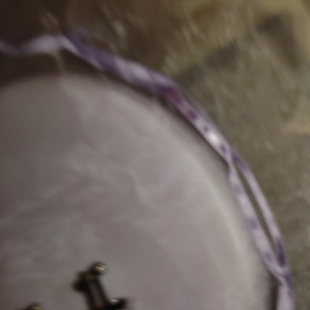 VINTAGE Silver Oval Striped Cufflinks